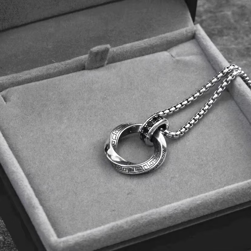新作 925スターリングシルバー製ネックレス、ヴィンテージ風 - 925 Sterling Silver Chain Necklace Men のレビューと価格
