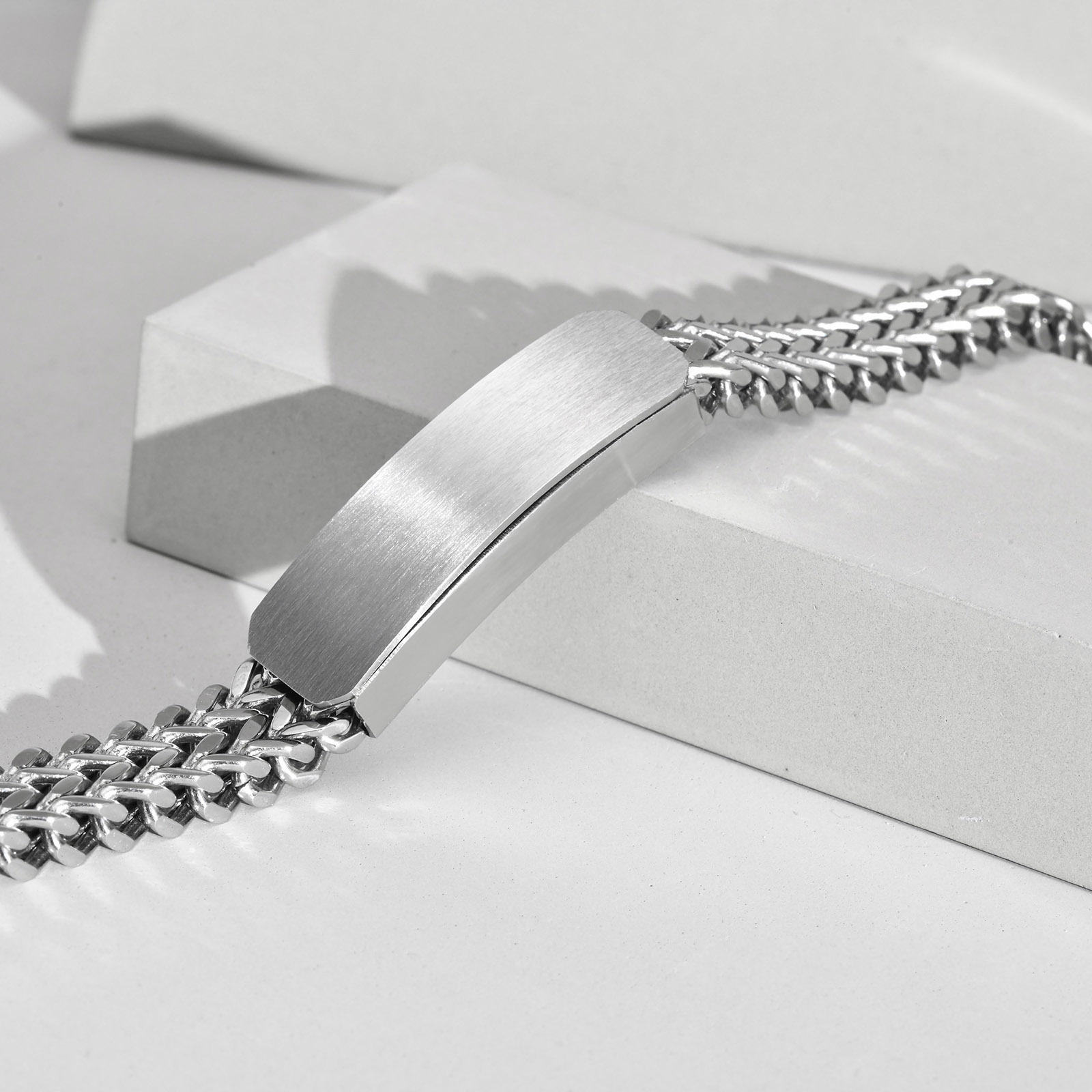 メンズ防水ステンレスブレスレット,12mm,2層ステンレス鋼 - Cuban Link Chain 12Mm のレビューと価格