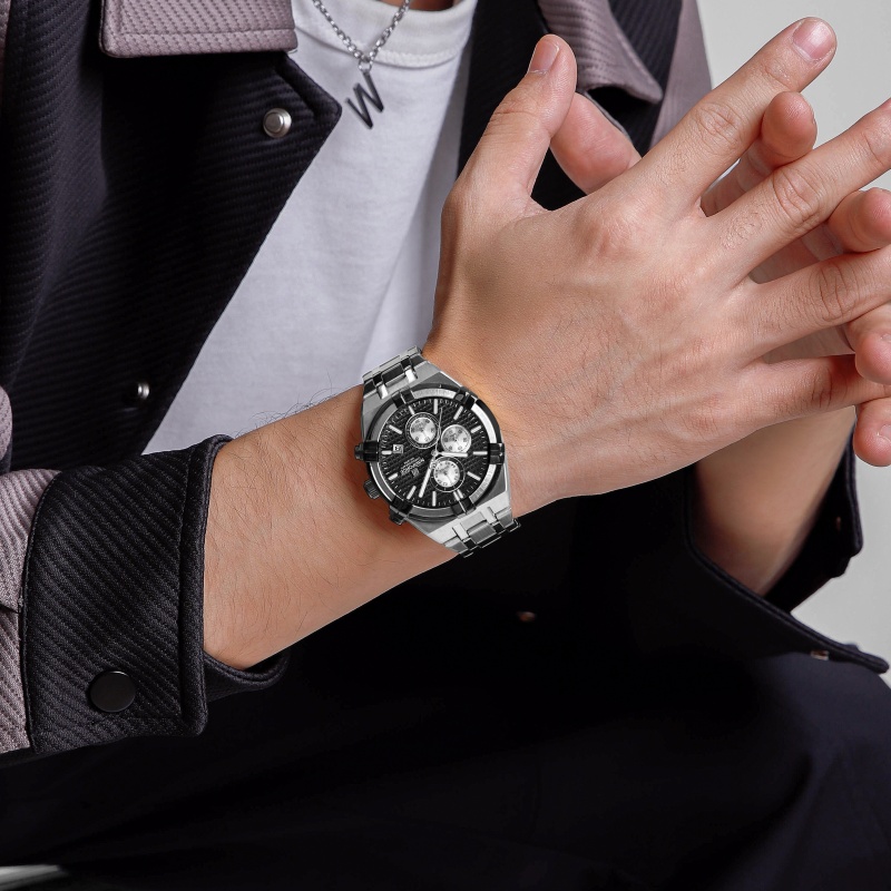 NAVIFORCE メンズ クォーツ クロノグラフ 腕時計  - Watch Accessories のレビューと価格