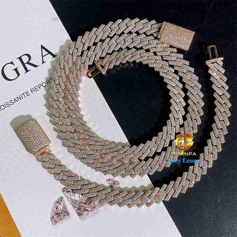 卸売価格 カスタムヒップホップジュエリー S925 スターリ - Cuban Link Chain 12Mm のレビューと価格