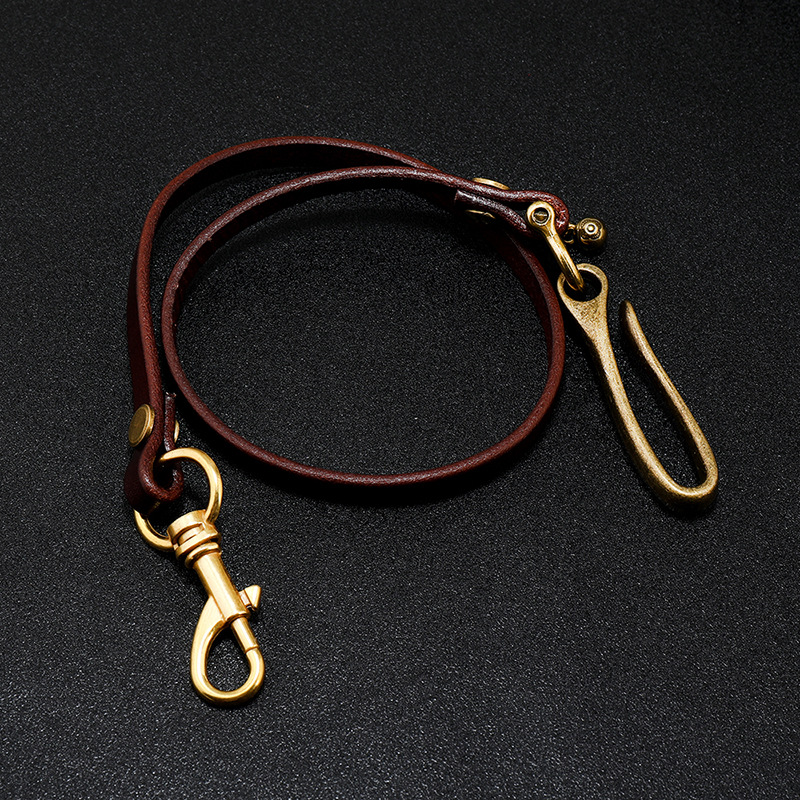 手作りロングバイカーオートバイトラック運転手ブラウンブラック - Body Jewelry のレビューと価格