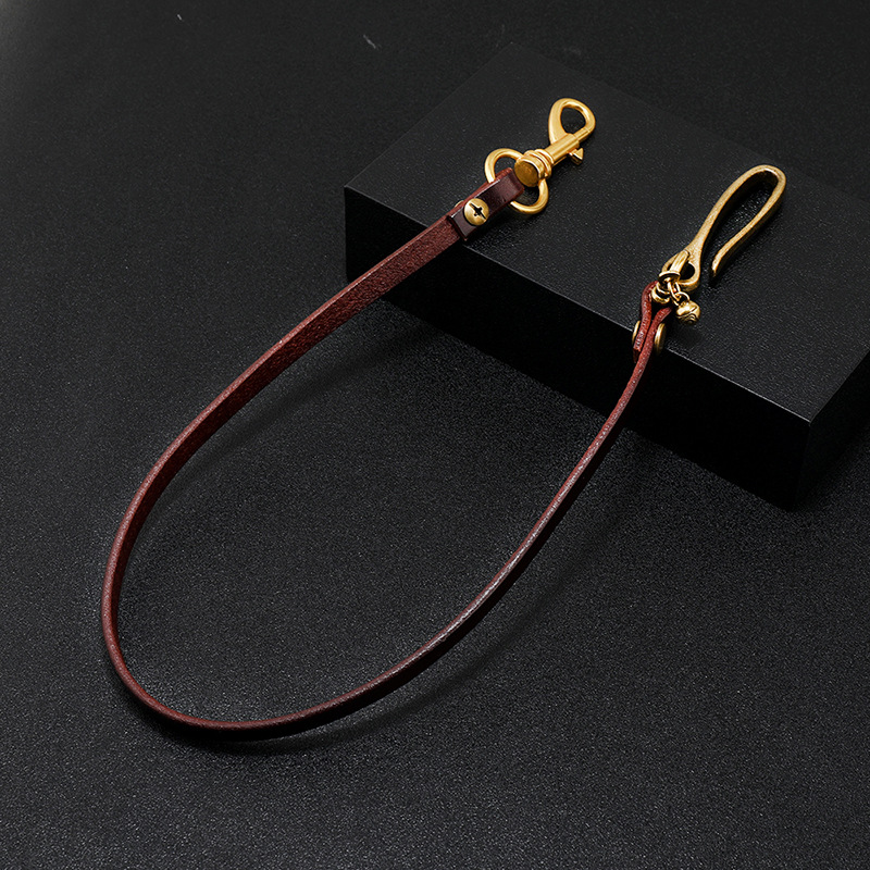 手作りロングバイカーオートバイトラック運転手ブラウンブラック - Body Jewelry のレビューと価格