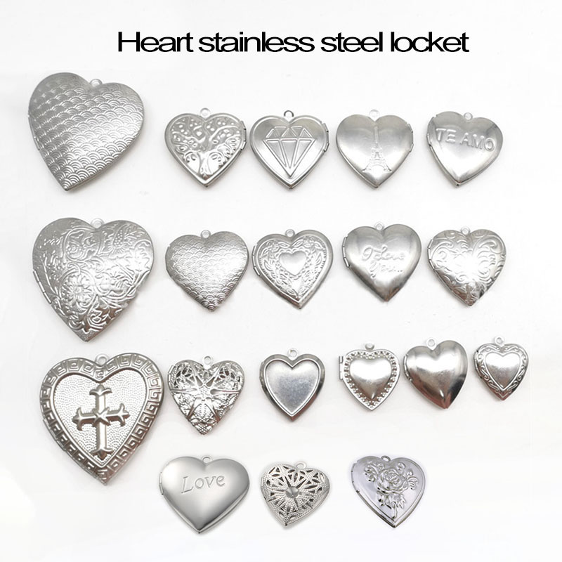 子供と大人のためのステンレス鋼のフォトフレーム,あなたの思い - Heart Locket Necklace Photo のレビューと価格