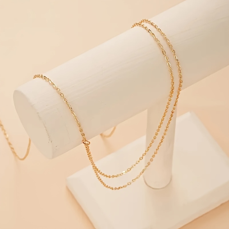 1ダブルレイヤーゴールドメタルウエストチェーンベルト - 女 - Body Jewelry のレビューと価格